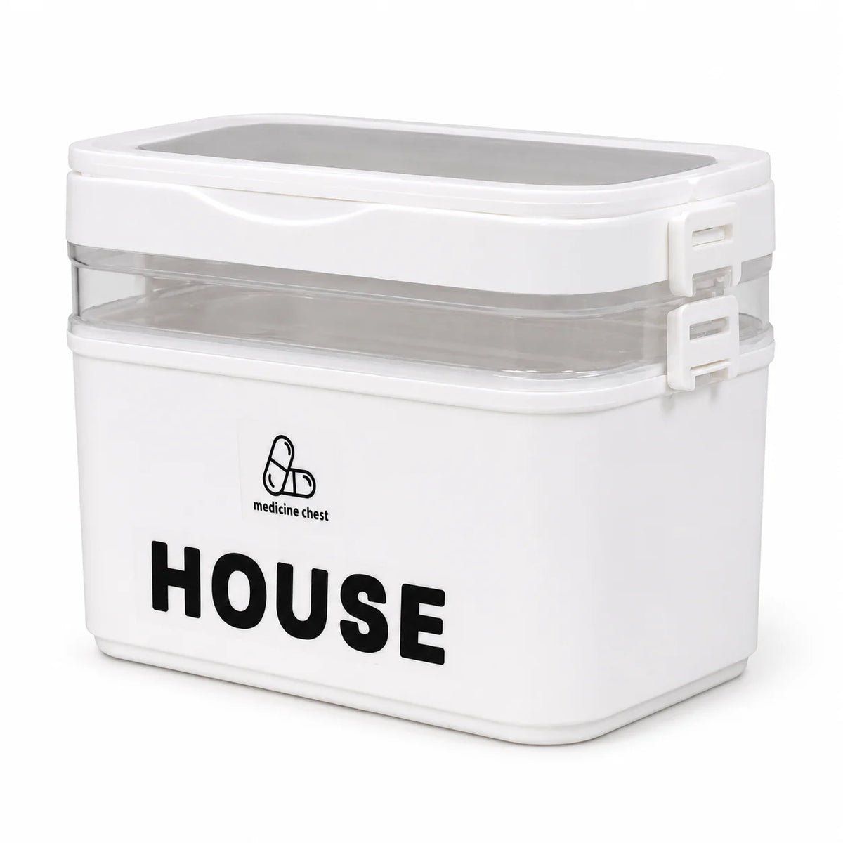 Multi-Tier First Aid and Small-Item Storage Box, 2 to 5 Layers
