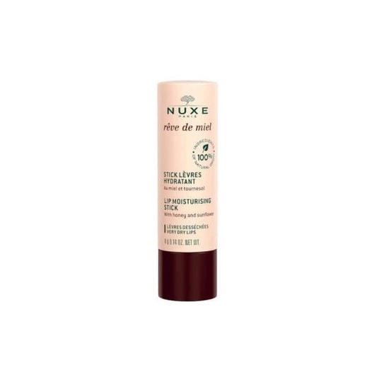 Nuxe Reve de Miel: Natural Honey Lip Balm for Dry, Chapped Lips - Moisturizing Lip Stick, Lip Care & Cracked Lip Treatment