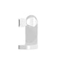 Self-Adhesive Wall-Mounted Shaver & Electric Toothbrush Holder – Razor Storage Rack (White/Black)