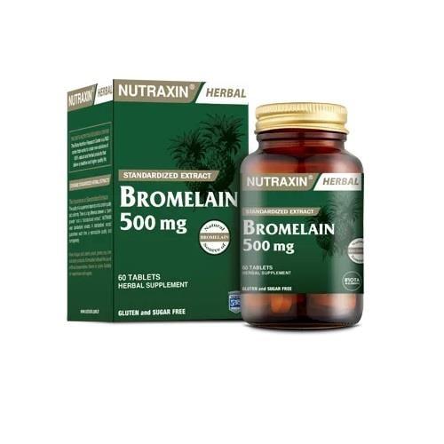 Nutraxin Bromelain 500 mg - Digestive Enzyme Supplement for Anti-Inflammatory Support
