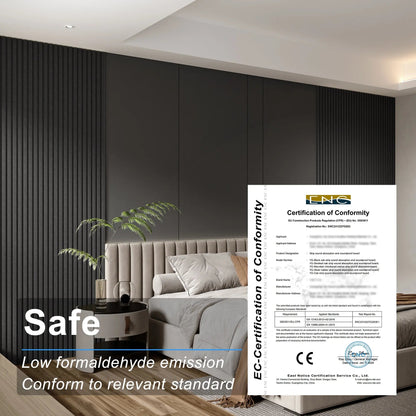 Acoustical 100% Polyester Wall Panel, 48x24x0.7 Sound Proof Wall Panels