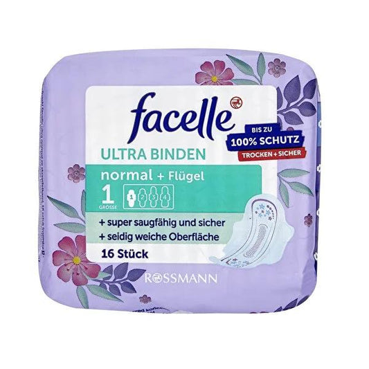 Facelle Anatomical Sanitary Pads - Comfortable, Hygienic, and Secure Menstrual Protection for Women