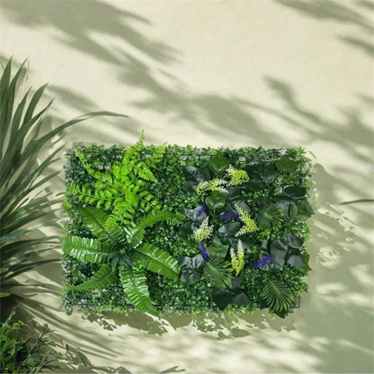 1pc Artificial Plant Wall Panels Boxwood Hedge Wall Panels Privacy Screen Fence Backdrop for Outdoor Garden Backyard Decor