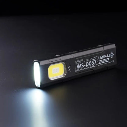 Mini Keychain LED Flashlight — USB-C Rechargeable, Magnetic, Waterproof