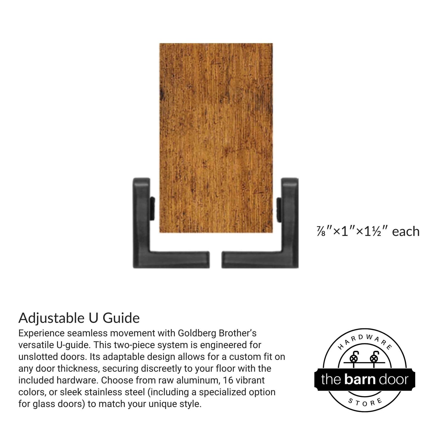 Adjustable U Floor Guide