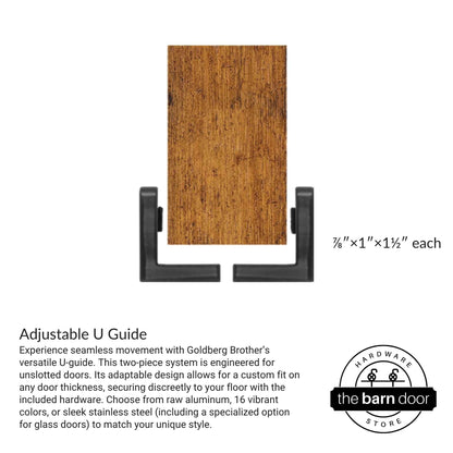Stainless Steel Adjustable U Floor Guide