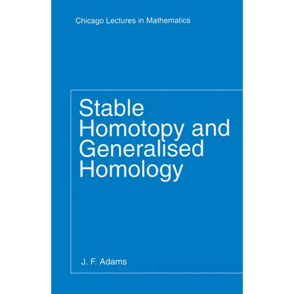 Stable Homotopy and Generalised Homology - Paperback