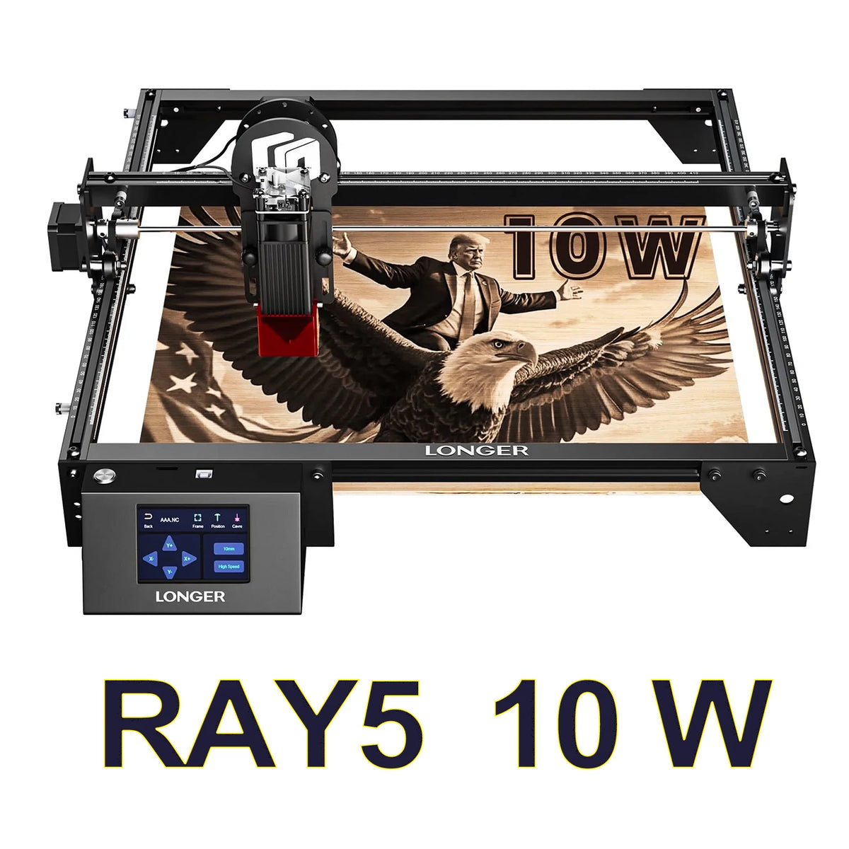 Longer RAY5 Laser Engraver & Cutter – 5W / 10W / 20W with WiFi & Touchscreen