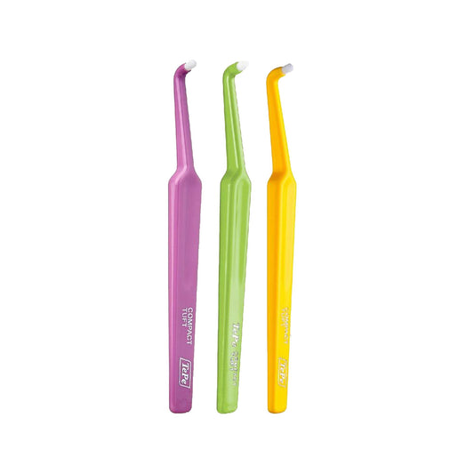 Tepe Compact Tuft Toothbrush - Manual Interdental Brush for Precise Oral Hygiene
