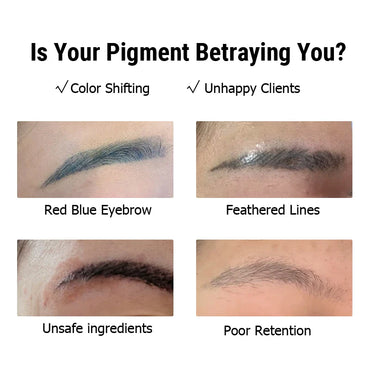Microblading & Nano Brows Pigment – REACH Certified Permanent Makeup (PMU) Tattoo Ink, 3ml