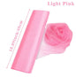 5/10m Wedding Decoration Tulle Roll Crystal Organza Sheer Fabric For Wedding Birthday Party Backdrop Weeding Chair Sashes Decor