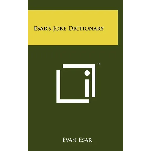 Esar's Joke Dictionary - Hardcover