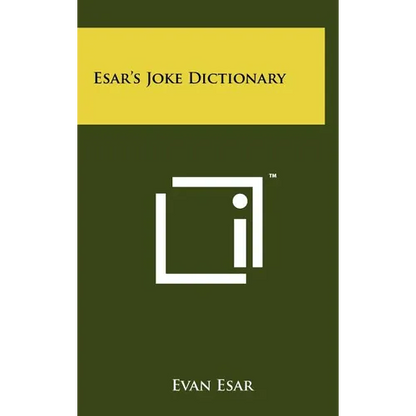Esar's Joke Dictionary - Hardcover