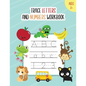 Trace Letters and Numbers Workbook: Learn How to Write Alphabet A-Z Upper and Lower Case and Numbers 1 - 10 for Kids Ages 3+ - Paperback