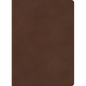KJV Single-Column Wide-Margin Bible, Brown Leathertouch - Imitation Leather