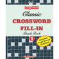 Classic CROSSWORD FILL-IN Puzzle Book; Vol.1 - Paperback