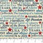 America 250 - Stonehenge 28373-12 Cotton 44"/45" Fabric Per Yard