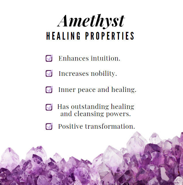 1 Carat Real Amethyst Oval Engagement Ring with Diamond