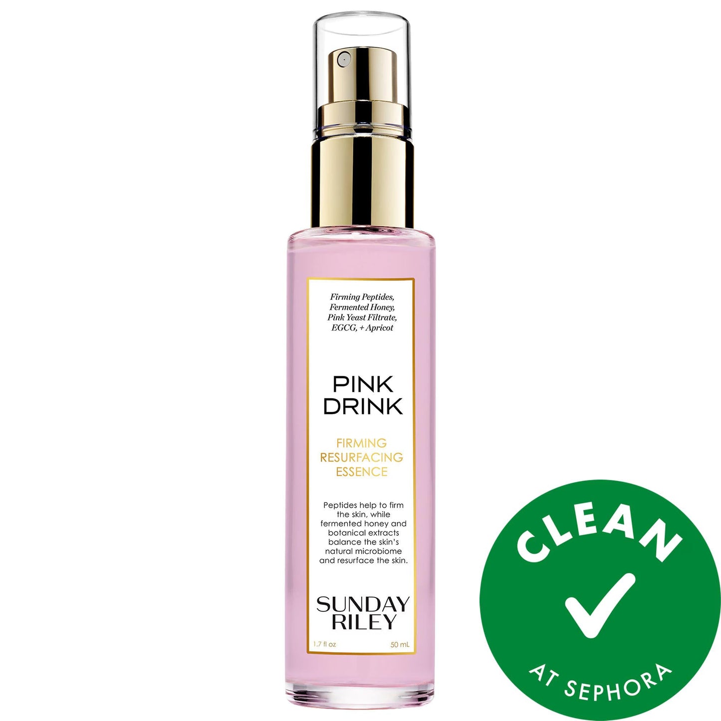 Drunk Elephant Pink Drink Firming Resurfacing Peptide Face Mist - Anti-Aging, Hydrating, Clean Skincare