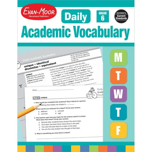 Daily Academic Vocabulary Gr 6+ Te - Paperback
