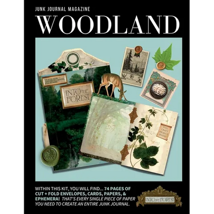 Junk Journal Magazine - Woodland - Paperback