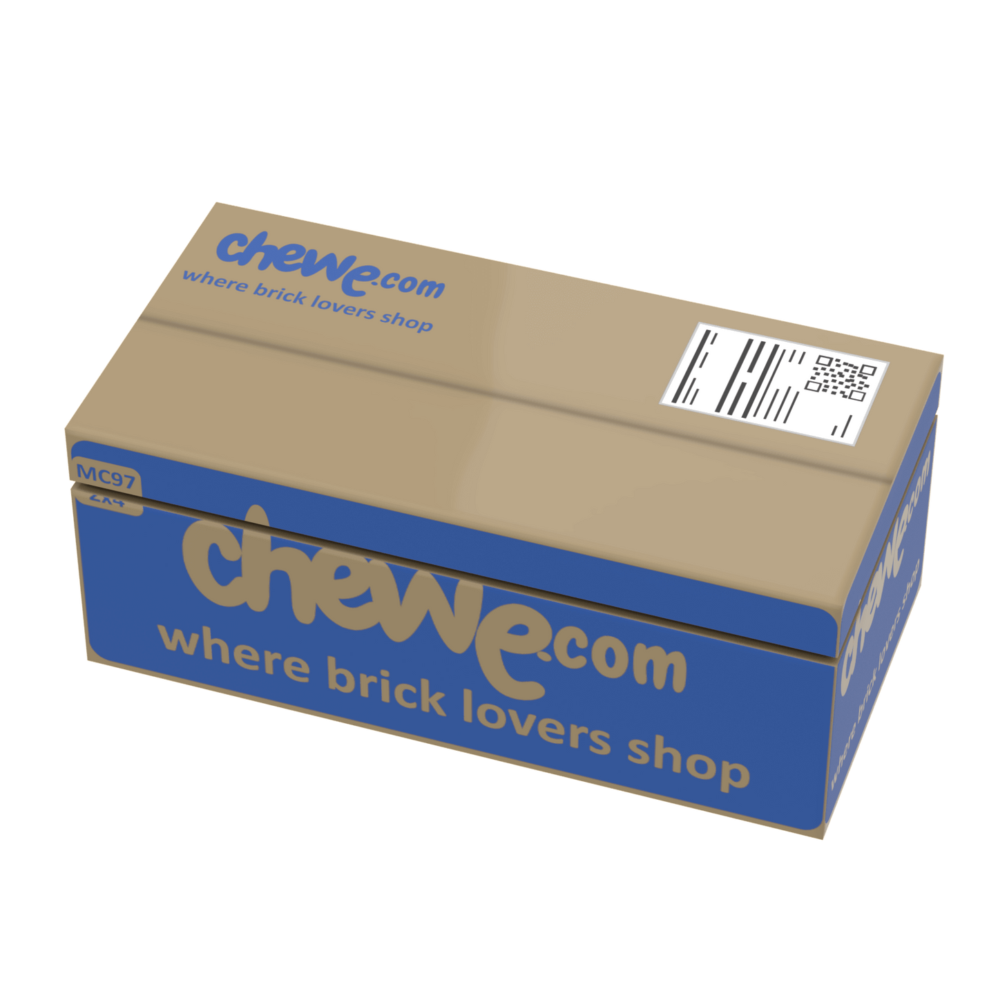 "Chewe" Shipping Box - Custom Printed - Made Using LEGO® Parts