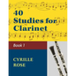 40 Studies for Clarinet, Book 1 - Paperback