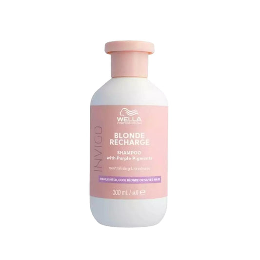Wella Invigo Blonde Recharge Shampoo - 300ml Nourishing Color Protection for Blonde Hair