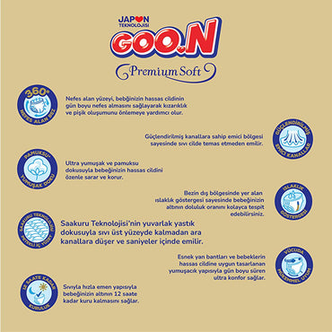 Goon Premium Soft Diaper Pants for Babies - Ultra Soft, Breathable, and Comfortable Diapers