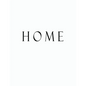Home: Black and White Decorative Book to Stack Together on Coffee Tables, Bookshelves and Interior Design - Add Bookish Char - Paperback