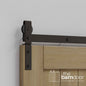J-Strap Heavy Duty Bifold Barn Door Hardware Kit | 2 Door Kit