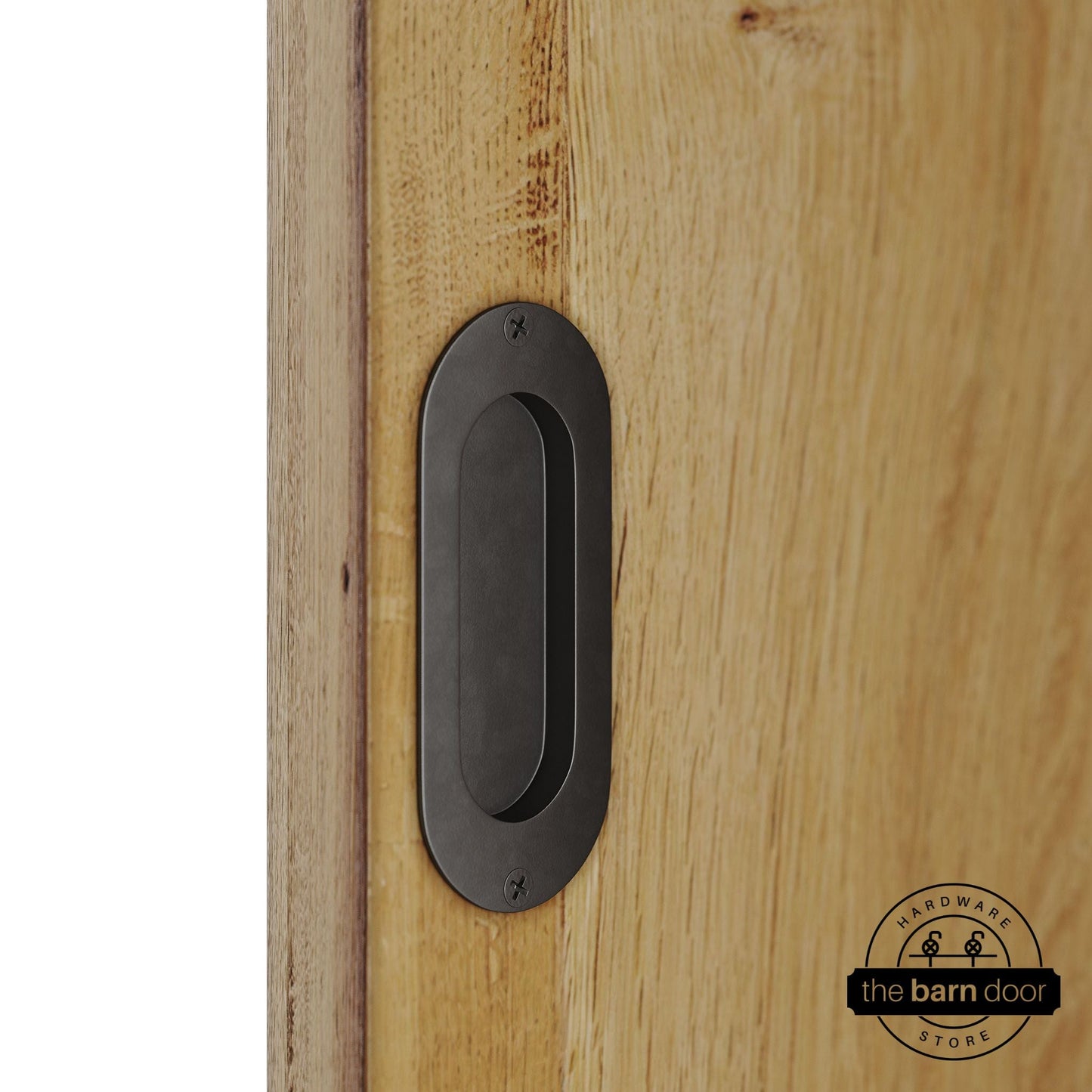 Barn Door Full Radius Flush Pull