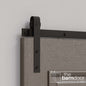 J Strap Heavy Duty Sliding Barn Door Hardware Kit