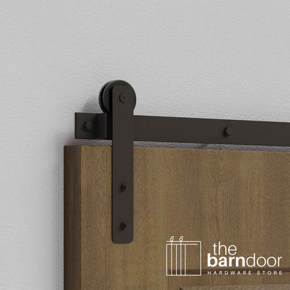 Modern Straight Strap Barn Door Hardware Kit