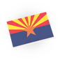 Arizona State Flag  - Custom Printed - Made Using a LEGO® Tile