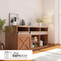 Arrow Cabinet Barn Door Hardware Kit | Brushed Nickel