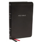 NKJV, Thinline Bible, Compact, Imitation Leather, Black, Red Letter Edition - Imitation Leather