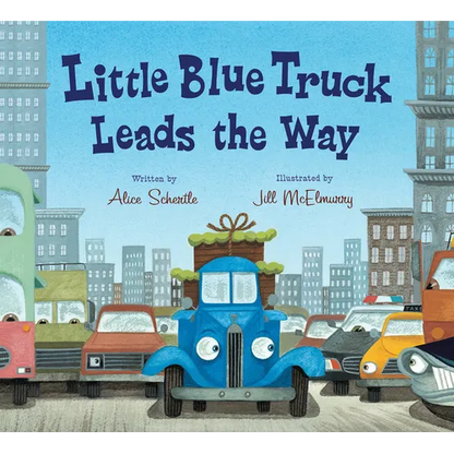 Little Blue Truck Leads the Way Board Book - Board Book