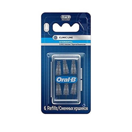 Oral-B Interdental Brush Heads - 6 Conical Brushes for Effective Interdental Cleaning