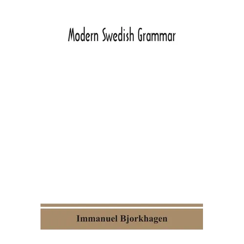 Modern Swedish grammar - Paperback