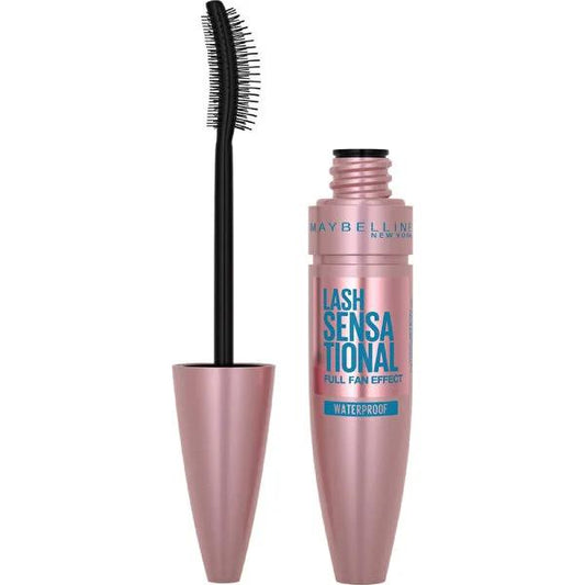 Maybelline Lash Sensational Waterproof Mascara - Volumizing, Lengthening, and Defining with Wild Rose