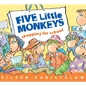 Five Little Monkeys Shopping for School Board Book - Board Book
