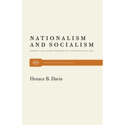 Nationalism and Socialism - Paperback