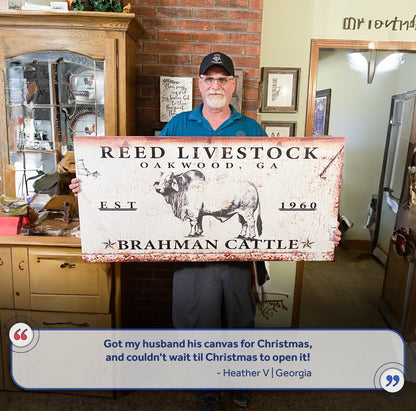 Brahman Cattle Sign