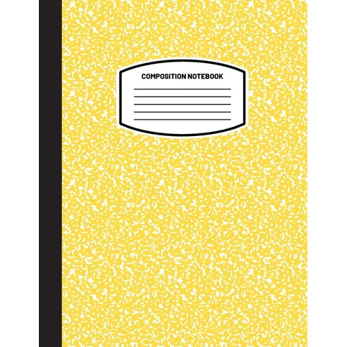 Classic Composition Notebook: (8.5x11) Wide Ruled Lined Paper Notebook Journal (Yellow) (Notebook for Kids, Teens, Students, Adults) Back to School an - Paperback