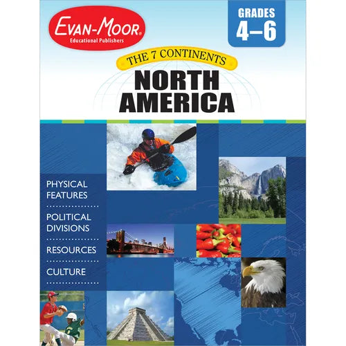 7 Continents: North America, Grade 4 - 6 - Teacher Resource - Paperback