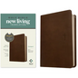 NLT Compact Bible, Filament Enabled (Leatherlike, Rustic Brown, Red Letter) - Imitation Leather