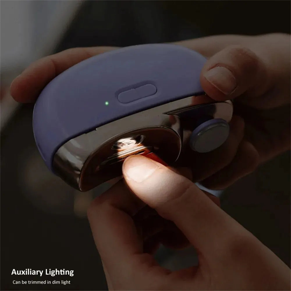 2-in-1 Rechargeable Electric Nail Clipper and Polisher