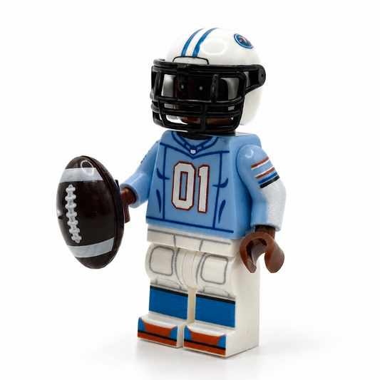 #01 QB Ward TEN Football Player Minifig