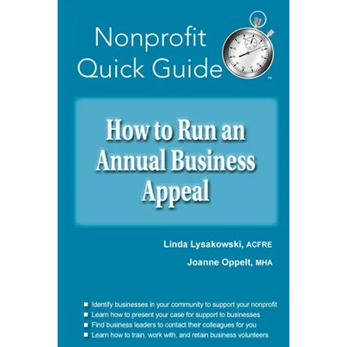 How to Run an Annual Business Appeal - Paperback